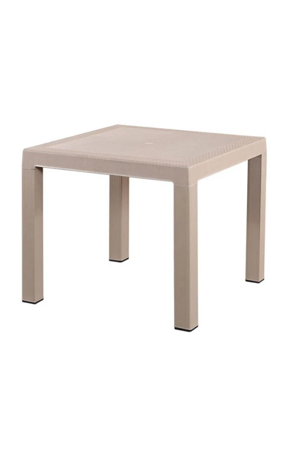 hesapli Rattan Plastik Masa 90 X 90 Cm 4 Renk ürün görseli 1
