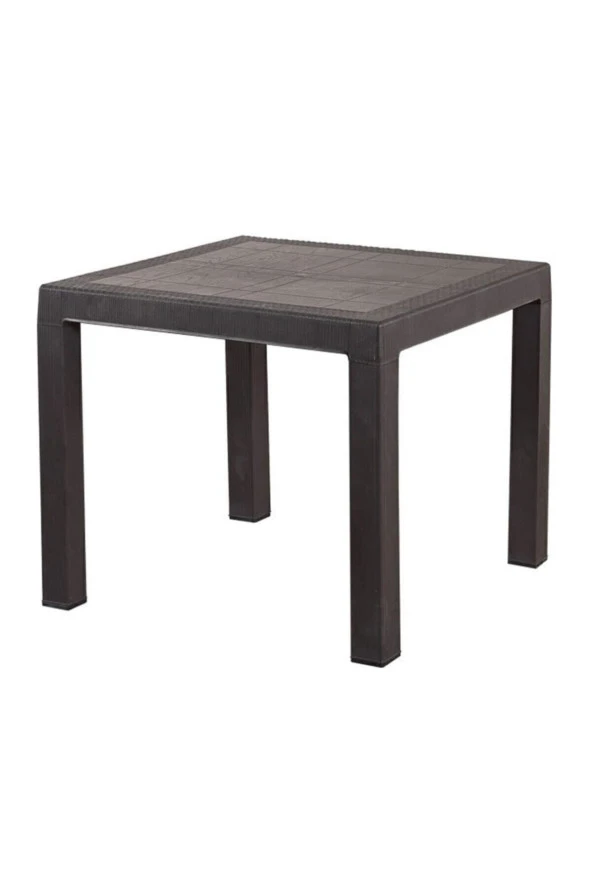 hesapli Rattan Plastik Masa 90 X 90 Cm 4 Renk ürün görseli 1