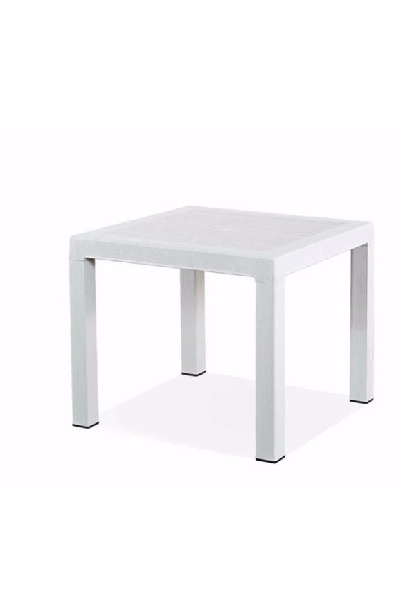 NetBazaars Plastik Masa 90x90 Balkon Bahçe Kamp Yemek Masası Mobilyası 4 Kişilik ürün görseli 1