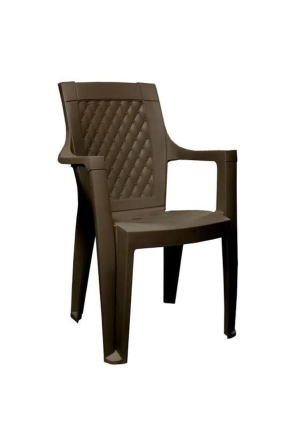 Mevsim 6 Adet Rattan Efektli Elegance Plastik Sandalye ürün görseli 1