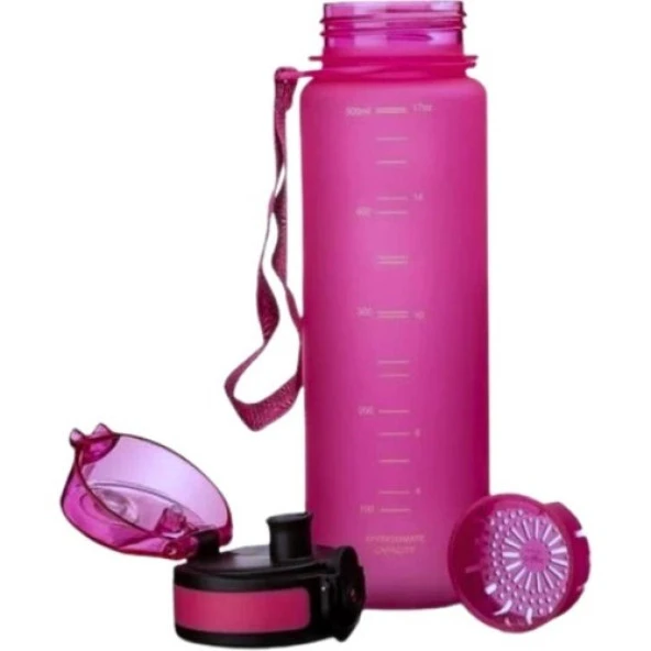 Vagonlife Uzspace 3038 1000ML Tritan Matara fuchsia Pink ürün görseli 1
