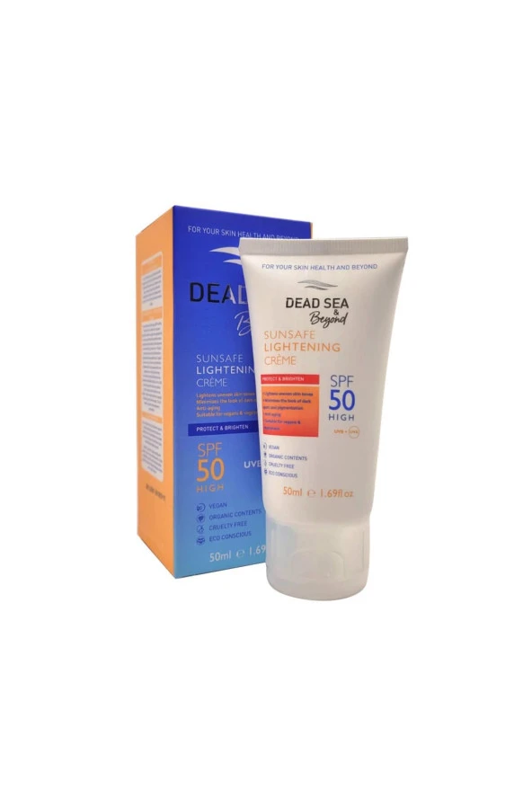 Dead Sea Beyond Sunsafe Lightening Spf50 Güneş Kremi 50ml ürün görseli 1