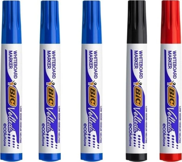 Bic Beyaz Tahta Kalemi Velleda 1701 Set : 8 ürün görseli 1