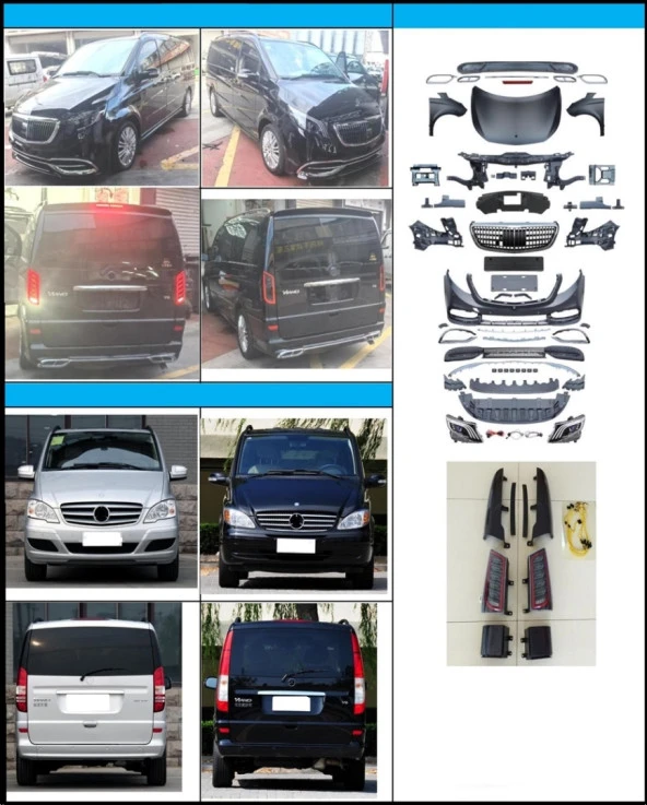 W639 VİTO 06-14 İÇİN 2014+ W447 FACELIFT BODY KIT ürün görseli 1