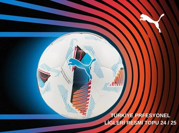Puma 084523-01 Orbita Süper Lig 5 HS Türkiye Resmi Topu 5 Numara Futbol Topu ürün görseli 1