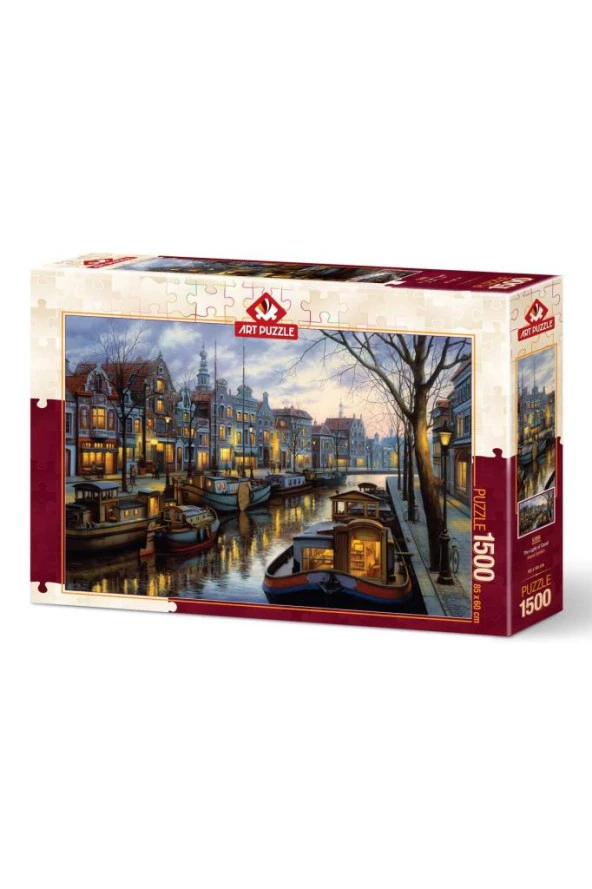 Art Puzzle Kanal Işıkları 1500 Parça  Puzzle 5389 ürün görseli 1