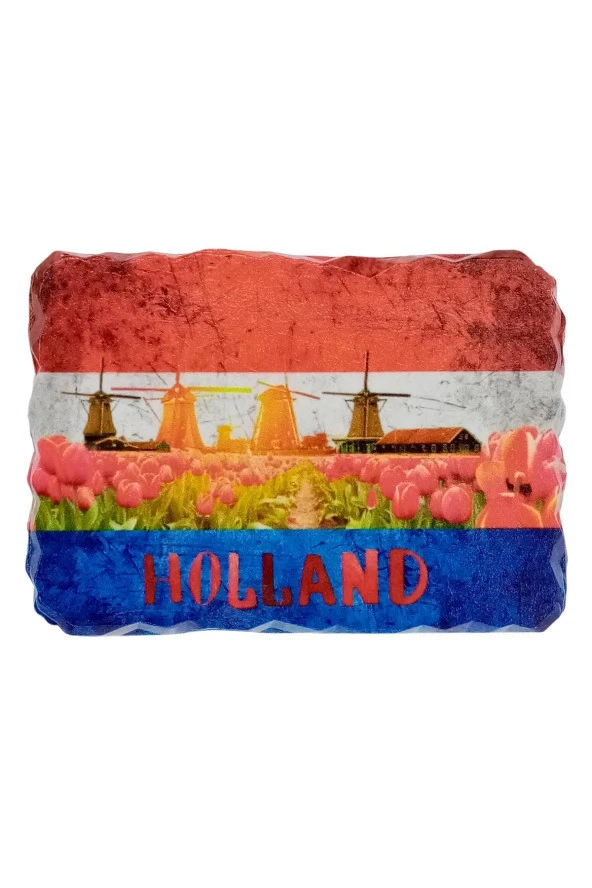 Hollanda Temalı Kırık Magnet - Resim 3