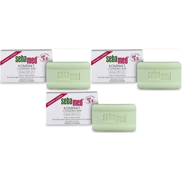 Sebamed Sabun Kompakt Hassas Cilt 100GR (3 Lü Set) ürün görseli 1