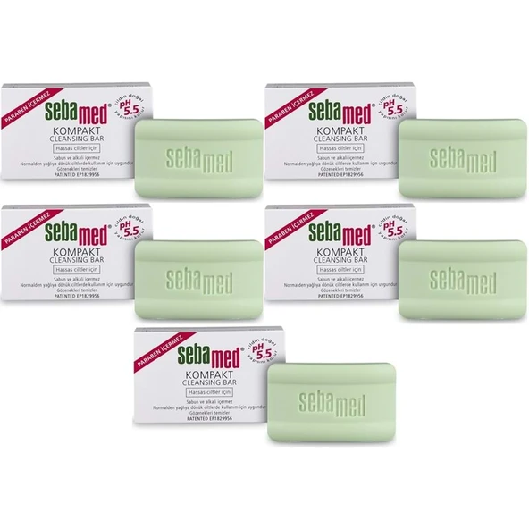 Sebamed Sabun Kompakt Hassas Cilt 100GR (5 Li Set) ürün görseli 1