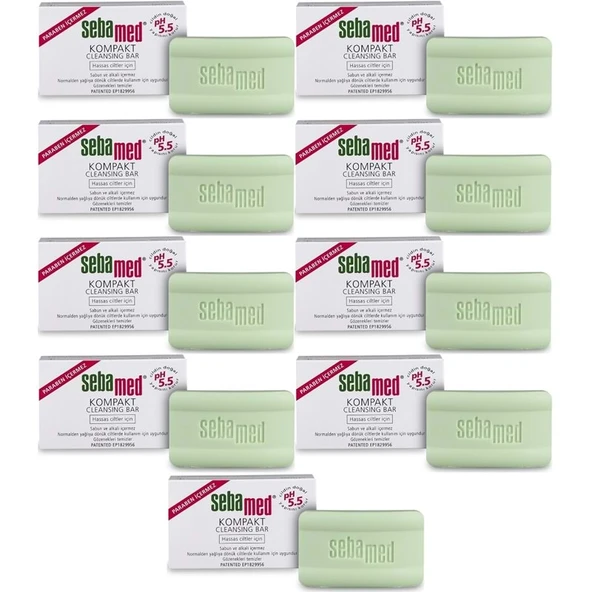 Sebamed Sabun Kompakt Hassas Cilt 100GR (9 Lu Set) ürün görseli 1