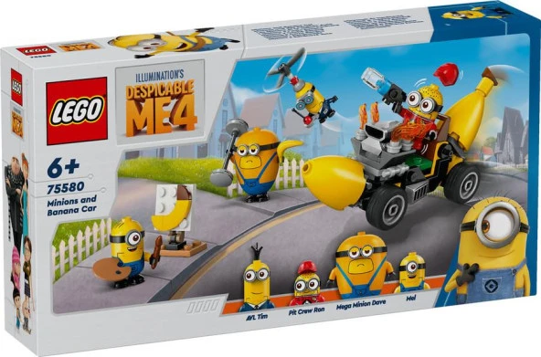 LEGO Minions 75580 Minions and Banana Car ürün görseli 1