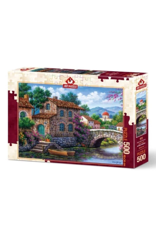 Art Puzzle Çiçekli Kanal 500 Parça Puzzle 5070 ürün görseli 1