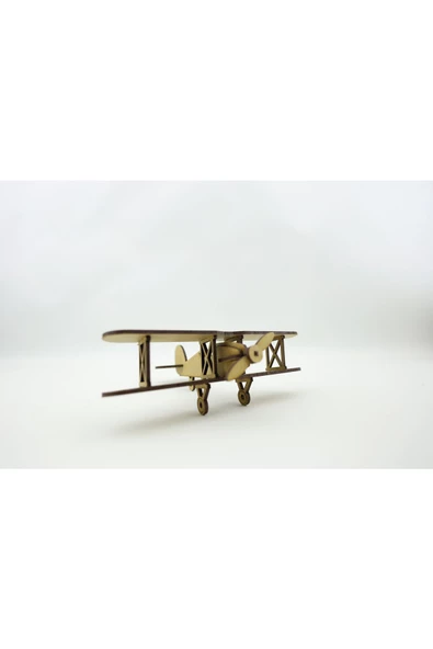 Maket Uçak 3D Ahşap Puzzle - Resim 3