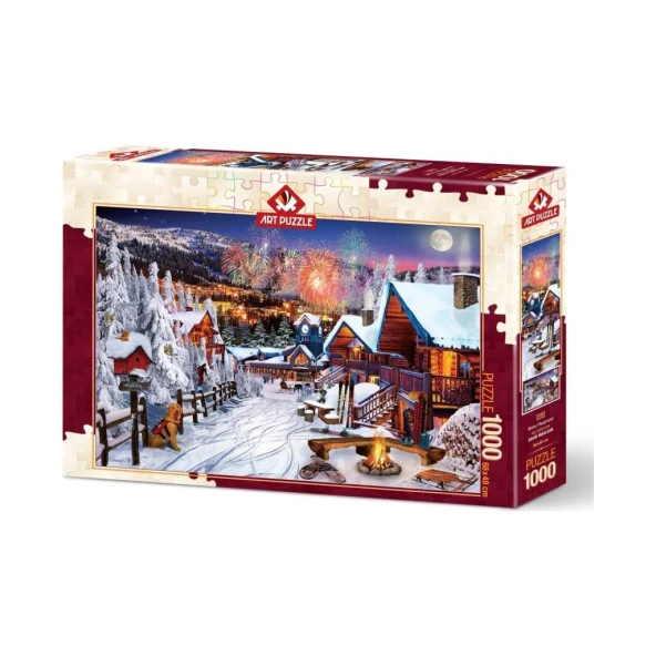 Art Puzzle Kış Eğlençesi 1000 Parça Puzzle 5183 ürün görseli 1