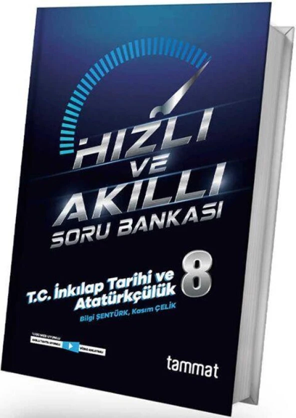 8. Sınıf LGS T.C. İnkılap Tarihi ve Atatürkçülük Hızlı ve Akıllı Soru Bankası Tammat Yayıncılık ürün görseli 1