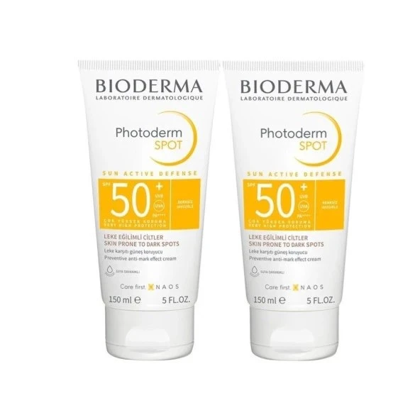 Bioderma Photoderm Spot Leke Karşıtı 150 ml 2 Adet 50 Faktör Güneş Kremi ürün görseli 1