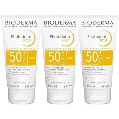 Bioderma Photoderm Spot Leke Karşıtı 150 ml 3 Adet 50 Faktör Güneş Kremi ürün görseli 1