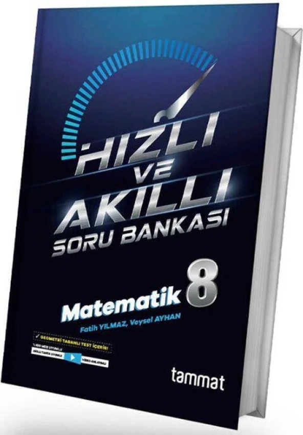 8. Sınıf LGS Matematik Hızlı ve Akıllı Soru Bankası Tammat Yayıncılık ürün görseli 1