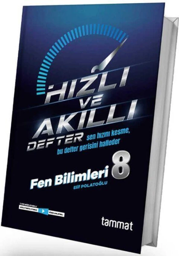 8. Sınıf LGS Fen Bilimleri Hızlı ve Akıllı Defter Tammat Yayıncılık ürün görseli 1