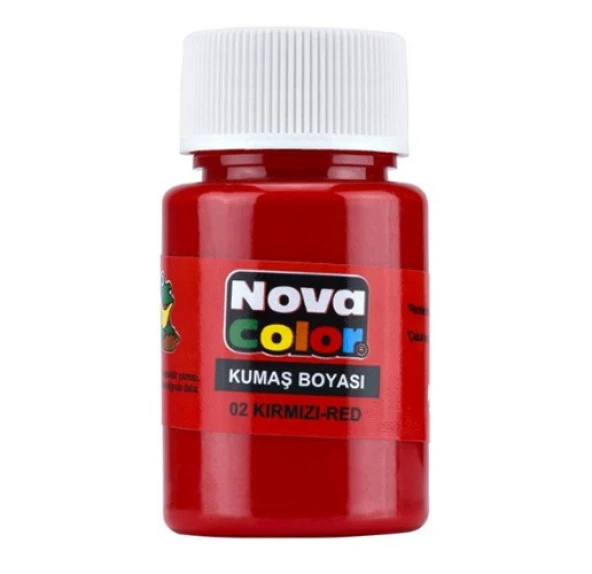 Nova Color Kumaş Boyası 35 Cc Kırmızı - 2 adet ürün görseli 1