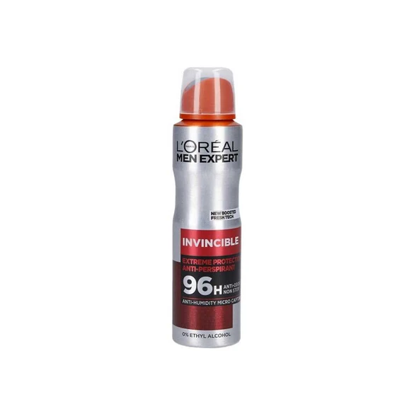 Loreal Paris Men Expert Invicible Deodorant 150ml ürün görseli 1