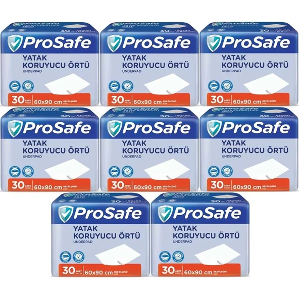 Prosafe Yetişkin Alt Açma Yatak Koruyucu Örtü 60*90CM 240 Adet (8PK*30) ürün görseli 1