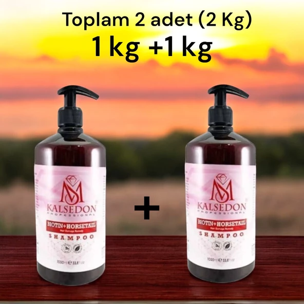 Kalsedon Şampuan Biotin+Horsetail Hacim ve Dolgunluk Şampuanı 1000 Ml ürün görseli 1
