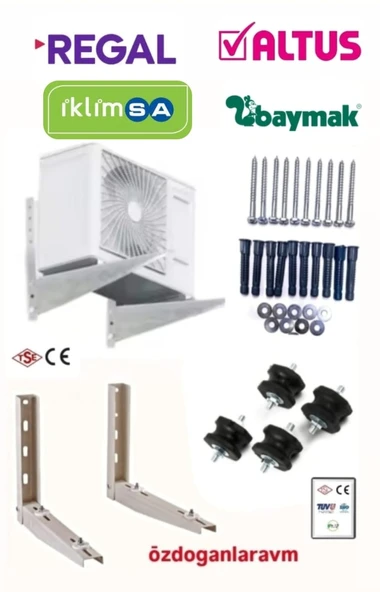 Dogant Vestel  Regal  18000 Btu Dış Ünite Konsol Klima Ayak+Takoz Takımı Hediyeli ürün görseli 1