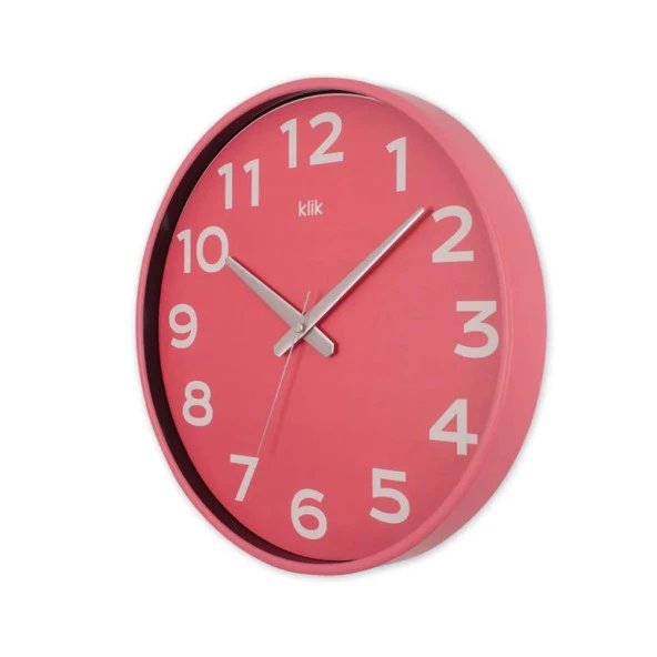 T.Concept Simplex Pembe Joy Serisi Duvar Saati 38 cm - Resim 2