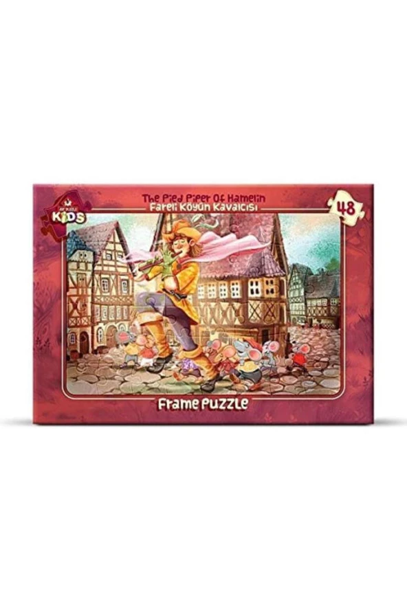 Art Puzzle Fareli Köyün Kavalcısı 48 Parça Frame Puzzle 5797 ürün görseli 1
