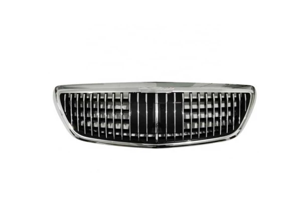 W222 S CLASS IÇIN MAYBACH GÖRÜNÜM PANJUR  KROM -2014+ (Logosuz) ürün görseli 1