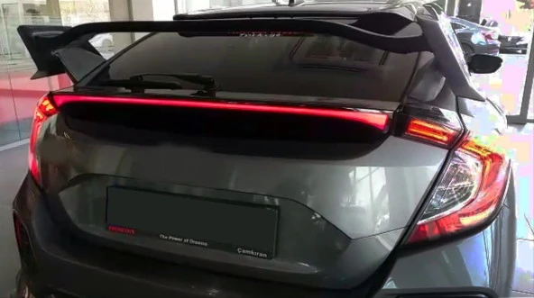 CIVIC HB FK7 IÇIN UYUMLU LED SPOILER ürün görseli 1