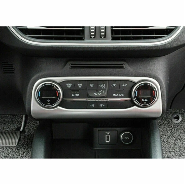 FOCUS IÇIN UYUMLU 2019+ KLIMA PANEL KAPLAMA SILVER (ABS) - Resim 6