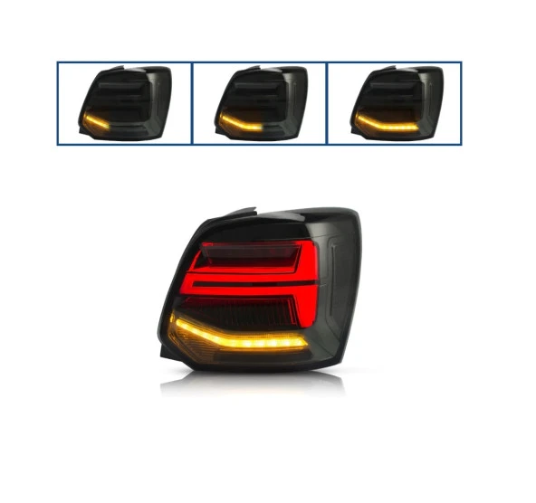 POLO 2010-2017 IÇIN UYUMLU  Q2 LED STOP (SMOKE) ürün görseli 1