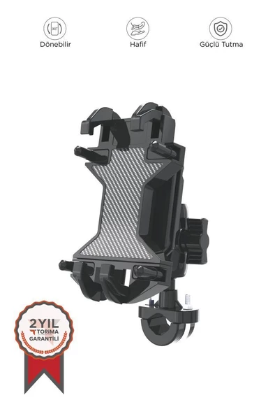 Torima JX-042 Siyah Car Holder Araç Motor ve Bisiklet Telefon Tutucu ürün görseli 1