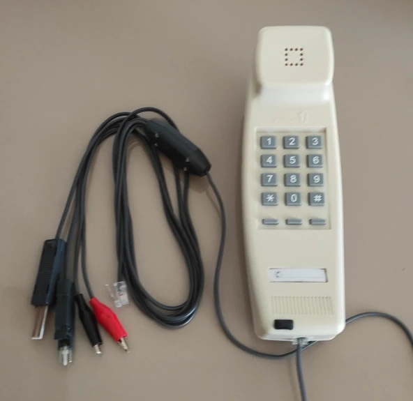 Penguen Muayene ve Test Telefonu Krem KESMELİ KESMESİZ KABLOLU ürün görseli 1