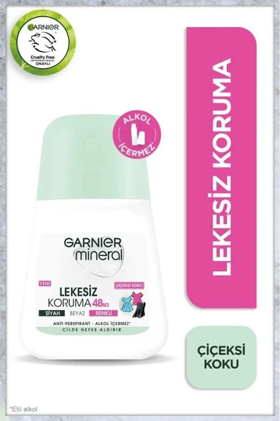 Garnier Anti - Perspirant Kadın Roll-On Deodorant - Lekesiz Koruma 50 ml 3600541928954 ürün görseli 1