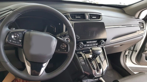 CR-V 2017+ IÇIN UYUMLU  KARBON DIREKSIYON KAPLAMA ürün görseli 1