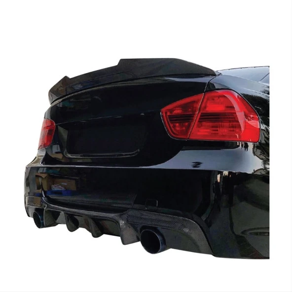 3 SERISI E90 İÇİN UYUMLU  PSM SPOILER - PARLAK SIYAH ürün görseli 1