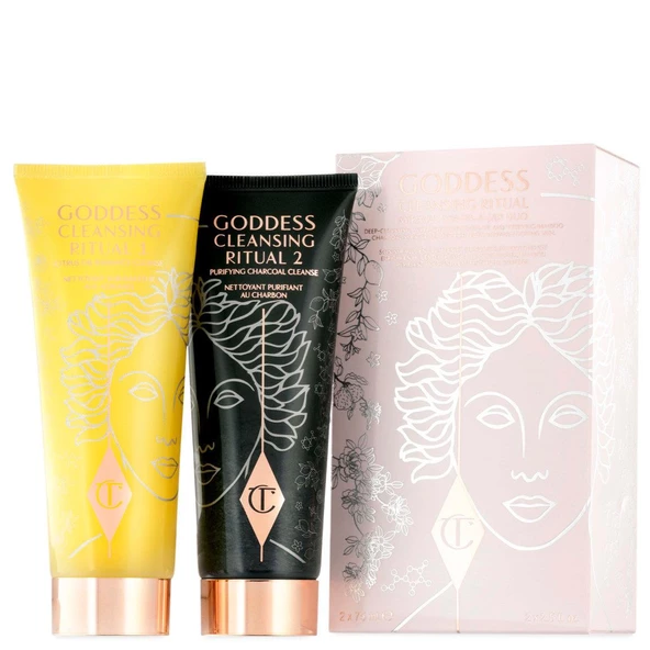 Charlotte Tilbury Goddess Cleasing Ritual Miracle Spa In A Jar Du Set ürün görseli 1
