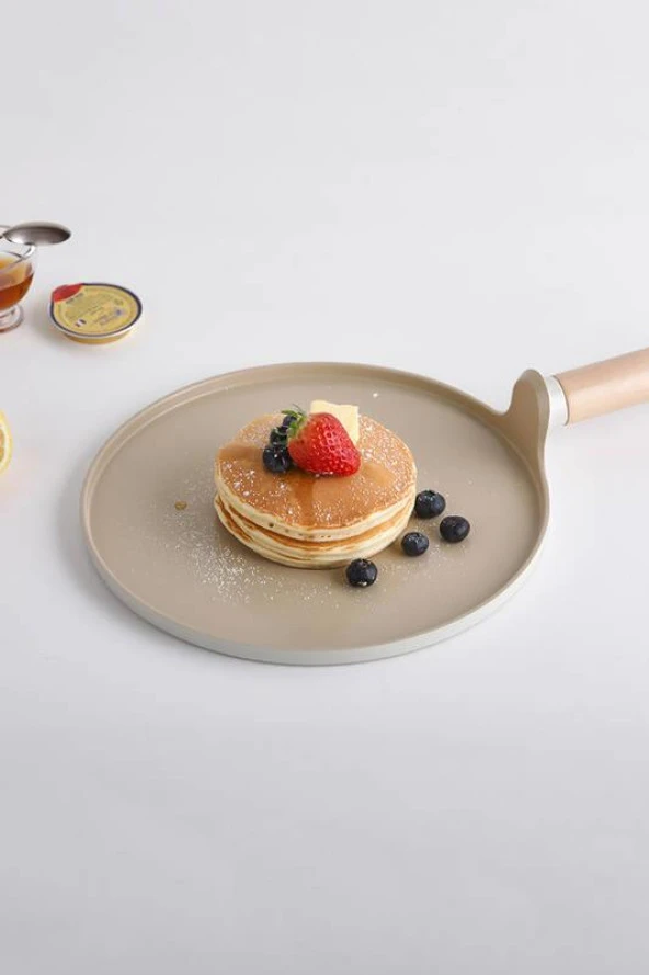 Neoflam Döküm Krep Tavası Fika 26cm Bej ürün görseli 1