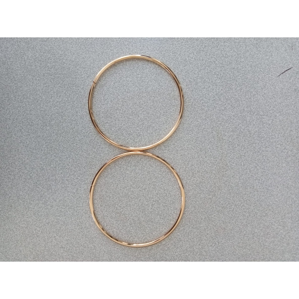 Gold Metal Yuvarlak Halka Çanta Sapı - Resim 4
