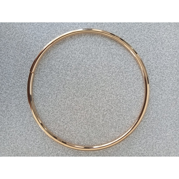 Gold Metal Yuvarlak Halka Çanta Sapı - Resim 5