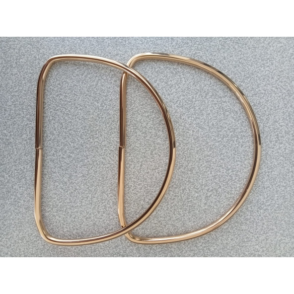 Gold Metal D Model 13 cm Çanta Sapı ürün görseli 1