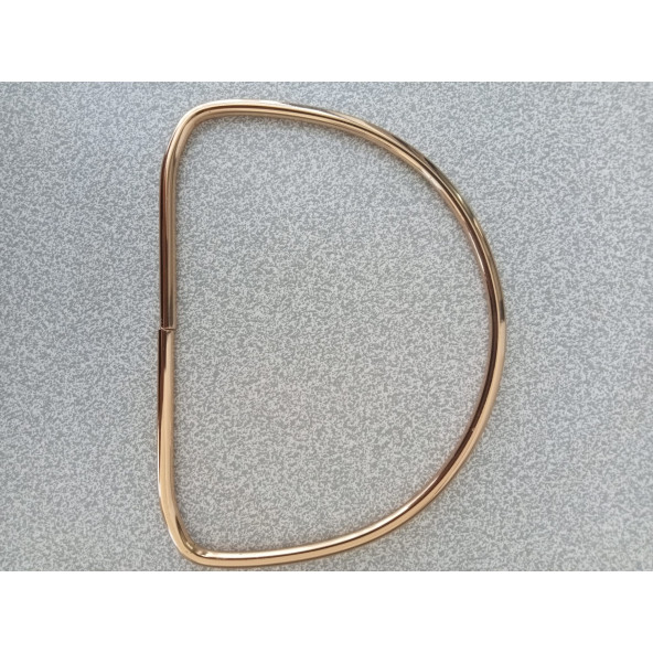 Gold Metal D Model 13 cm Çanta Sapı - Resim 3