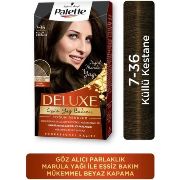 Palette Deluxe Saç Boyası 7.36 Küllü Kestane ürün görseli 1