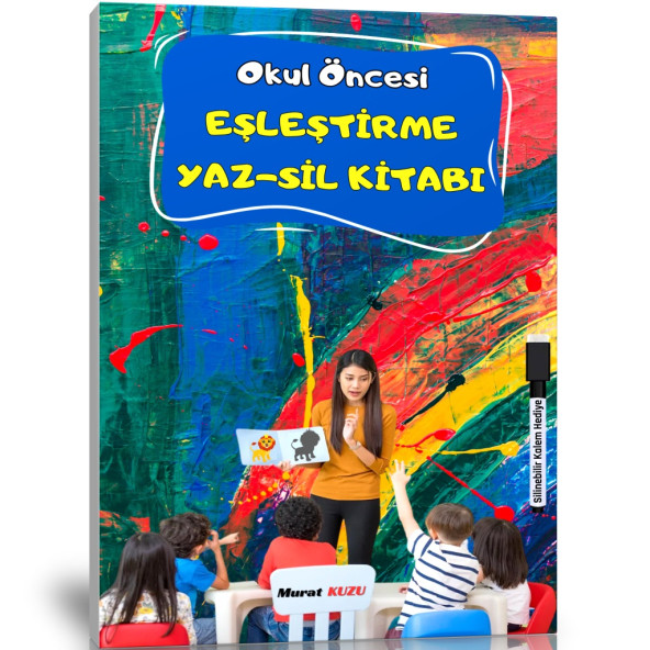 Okul Öncesi Eşleştirme YAZ-SİL Kitabı ürün görseli 1