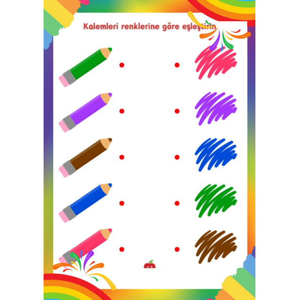 Okul Öncesi Eşleştirme YAZ-SİL Kitabı - Resim 6