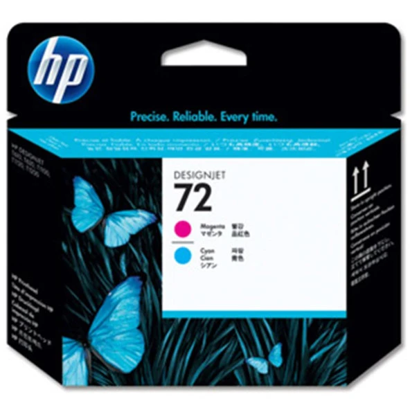 HP  C9383A 72 Magenta-Cyan Kırmızı-Mavi Baskı Kafası C9383A ürün görseli 1