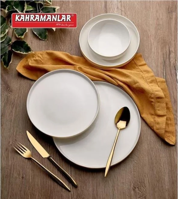Kahramanlar Zühre 55 Parça Yemek Takımı Gold Yaldızlı ürün görseli 1